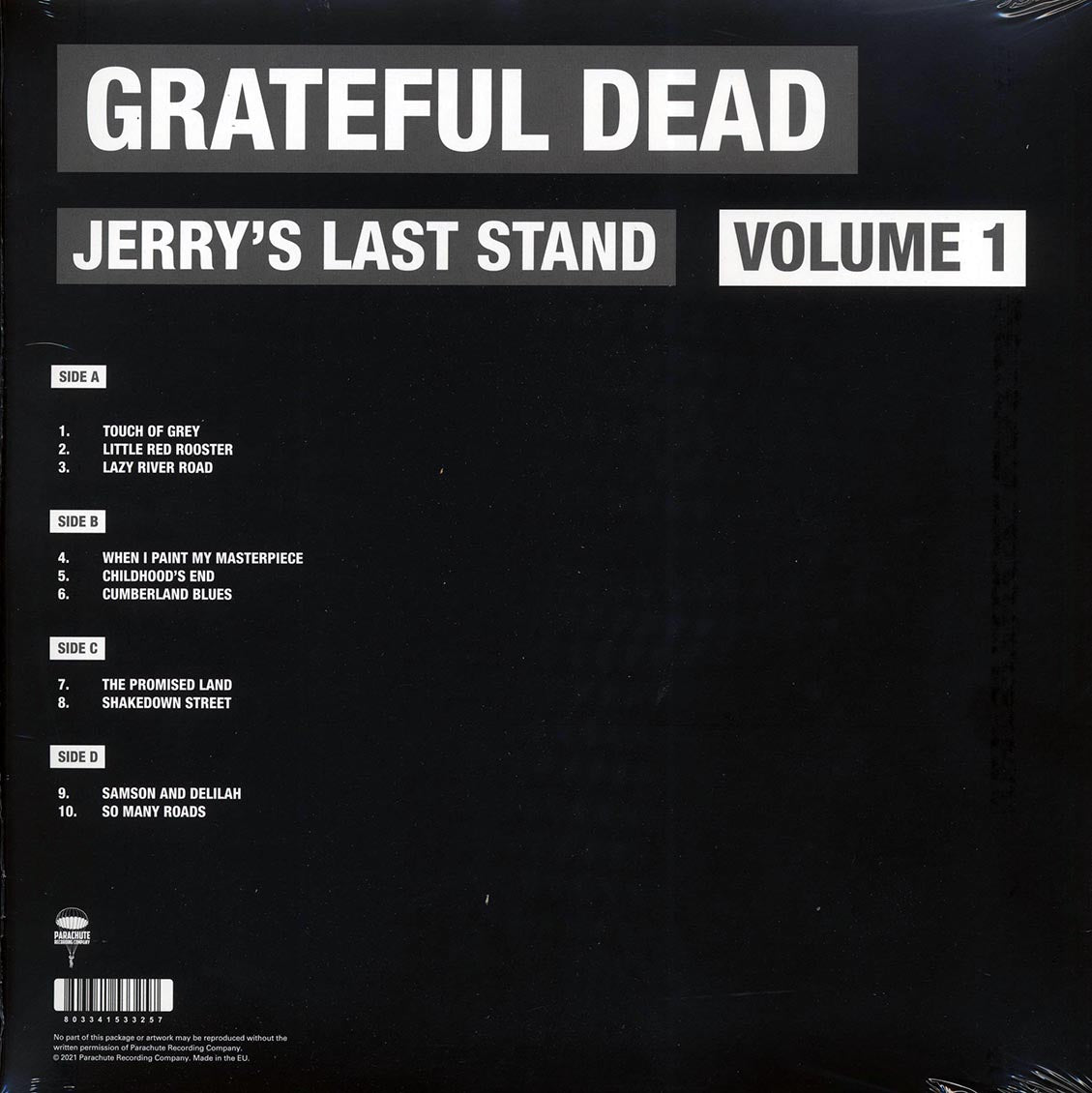 Grateful Dead - Jerry's Last Stand Volume 1: Soldier Field, Chicago, July 9th, 1995