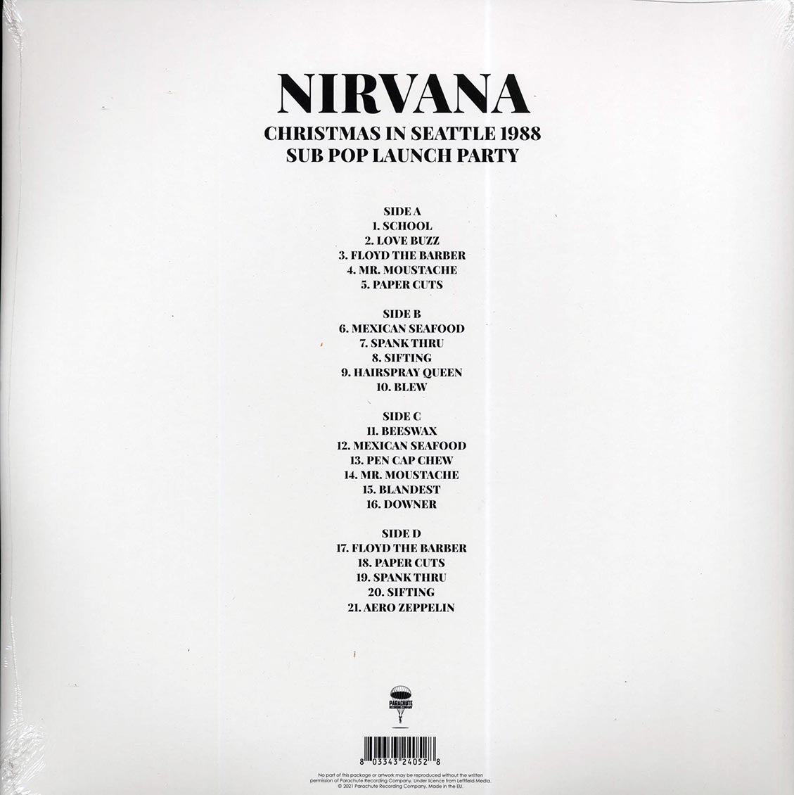 Nirvana - Christmas In Seattle 1988: Sub Pop Launch Party