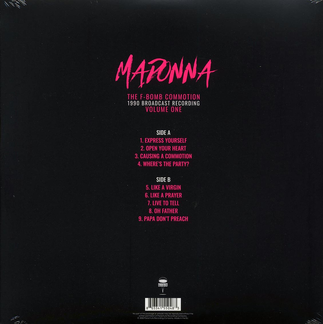 Madonna - The F-bomb Commotion Volume 1: 1990 Broadcast Recording