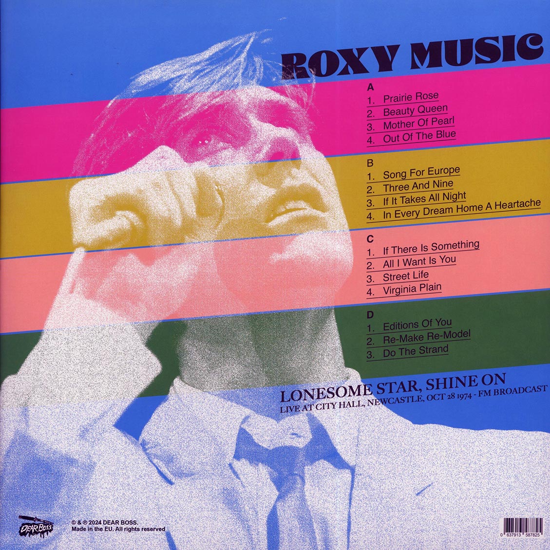 Roxy Music - Lonesome Star, Shine On: Live At City Hall, Newcastle, Oct 28 1974