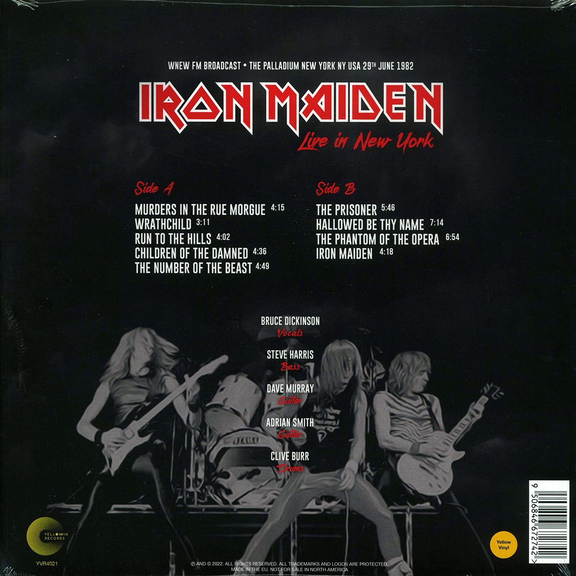 Iron Maiden - Live In New York: The Palladium New York, June 29th 1982