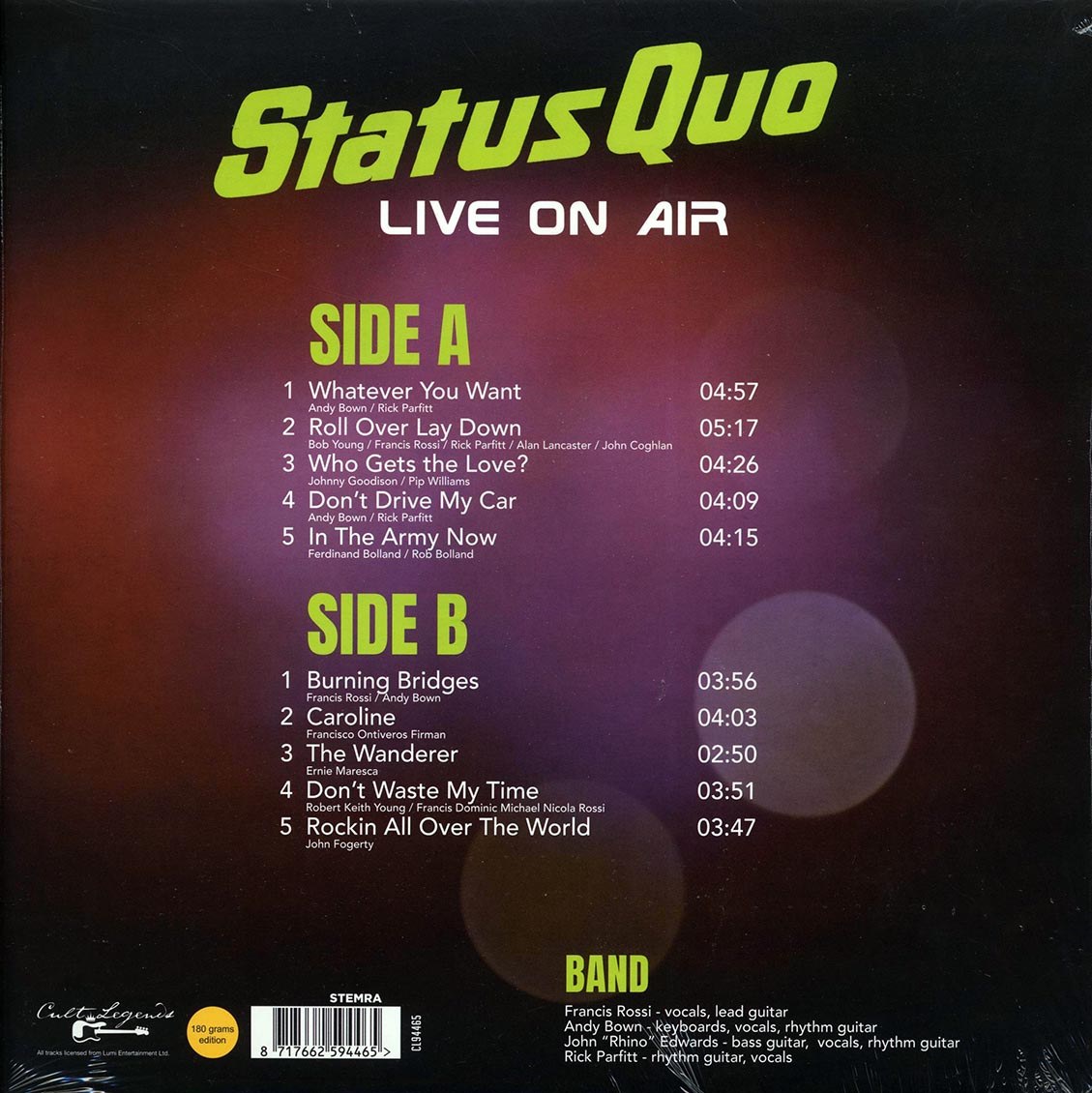 Status Quo - Live On Air