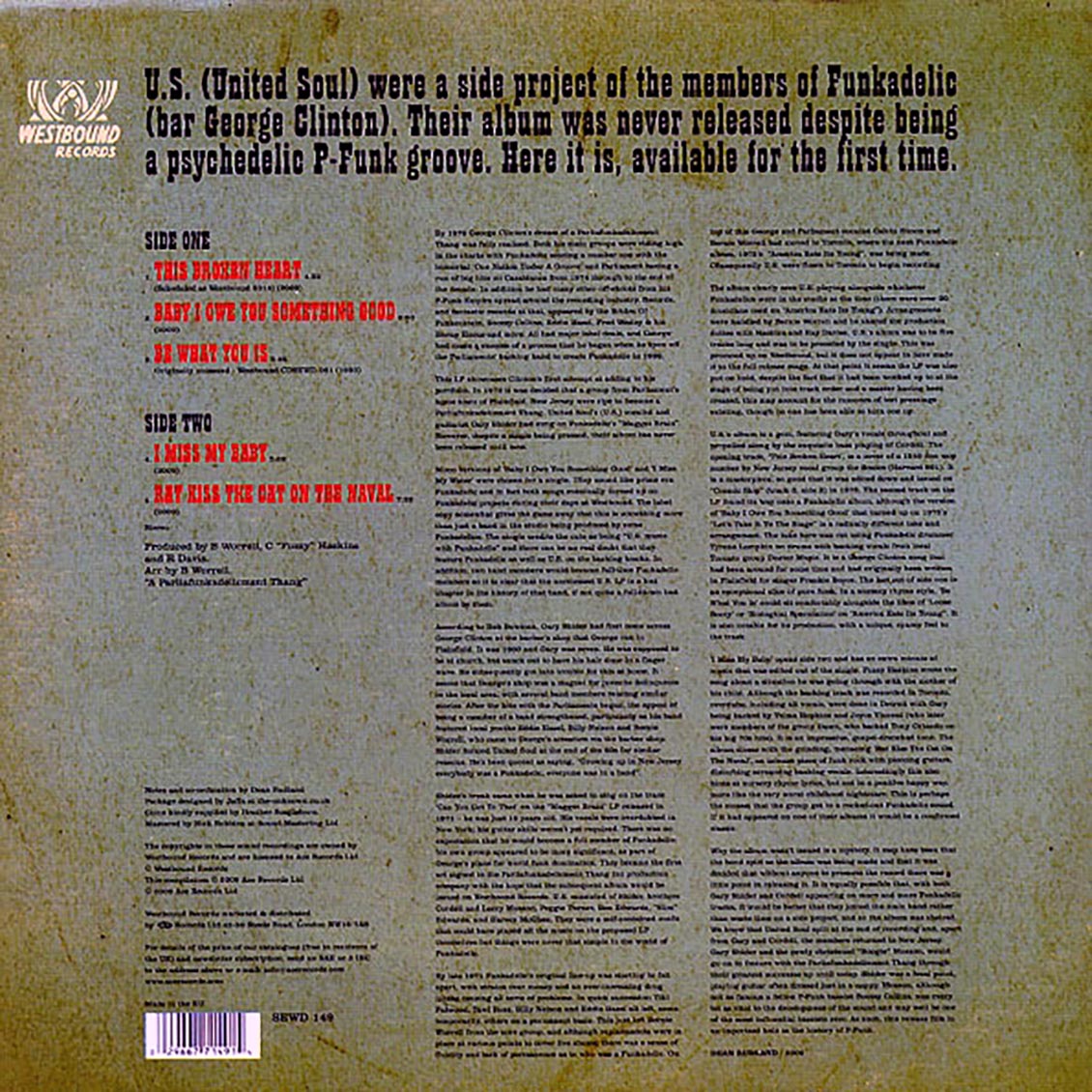 Funkadelic - US Music With Funkadelic