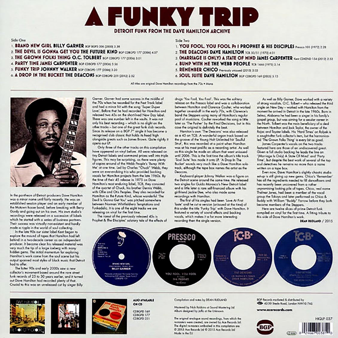 Various - A Funky Trip: Detroit Funk From The Dave Hamilton Archive