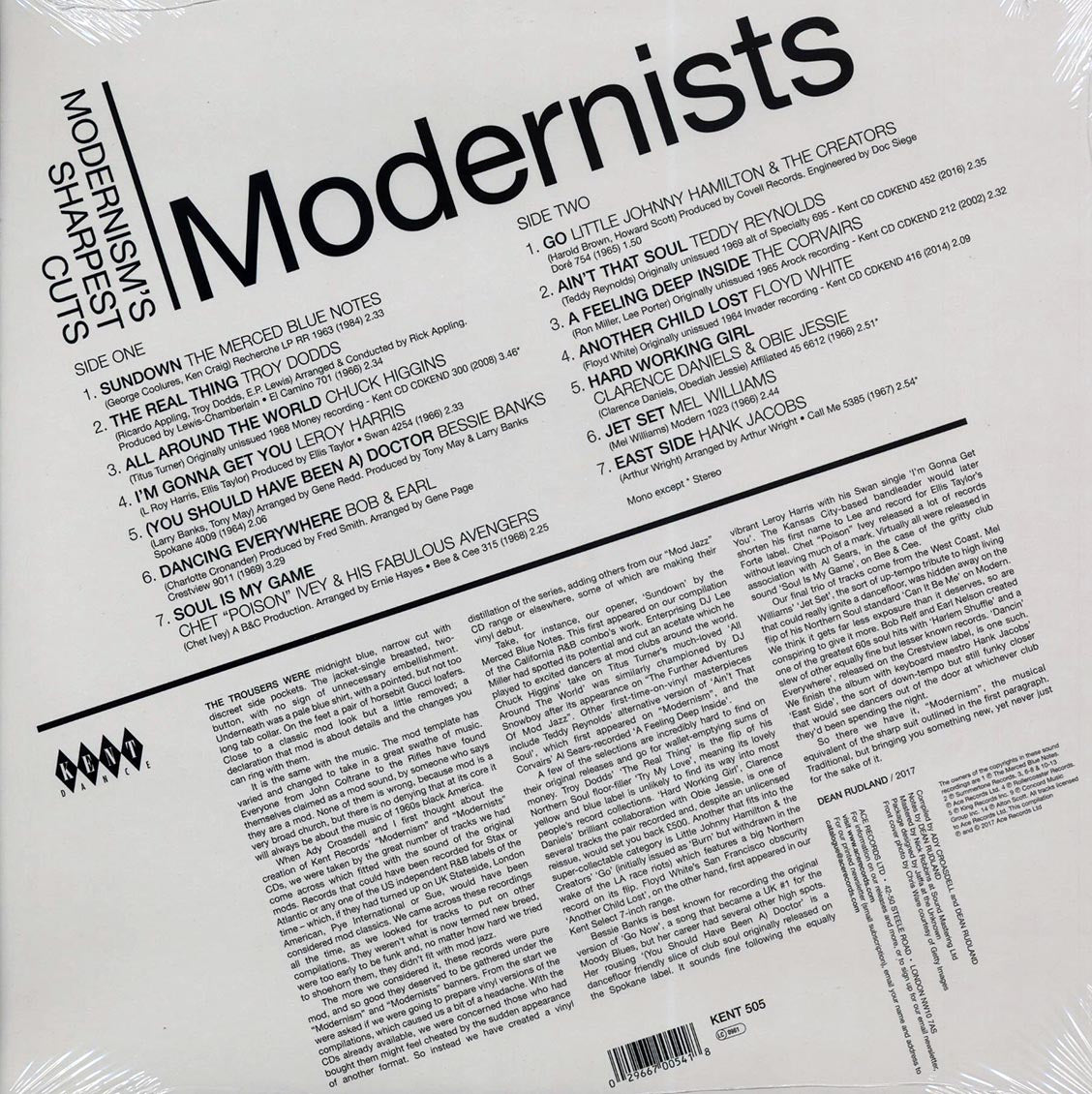 Chuck Higgins, The Merced Blue Notes, The Corvairs, Etc. - Modernists: Modernism's Sharpest Cuts