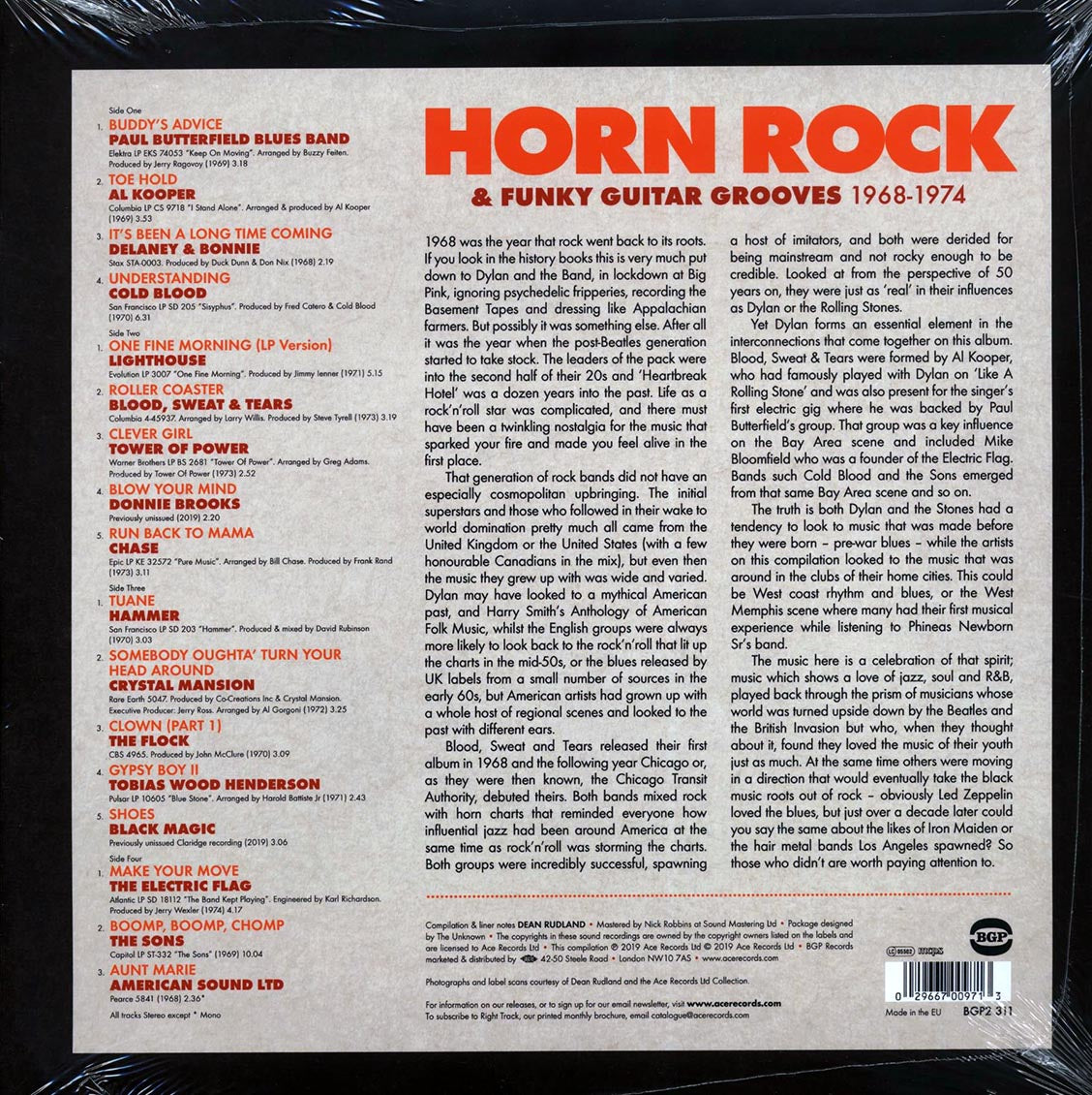 Al Kooper, The Flock, Lighthouse, Chase, Etc. - Horn Rock & Funky Guitar Grooves 1968-1974