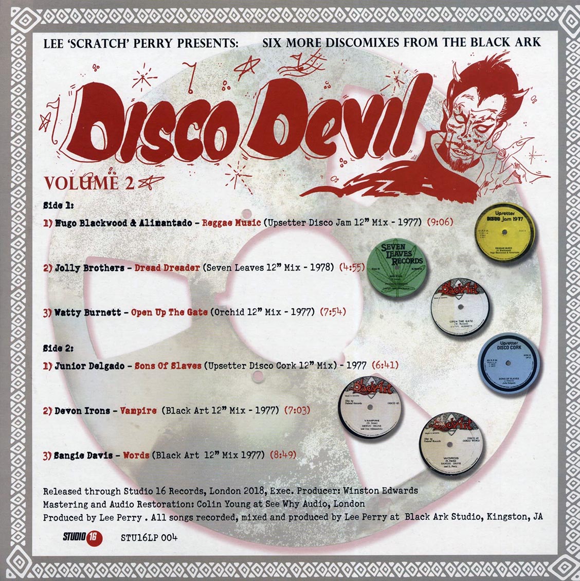 Lee Perry, Watty Burnett, Sangie Davis, Etc. - Disco Devil Volume 2: 6 More Classic Discomixes From The Black Ark Studio 1977-78