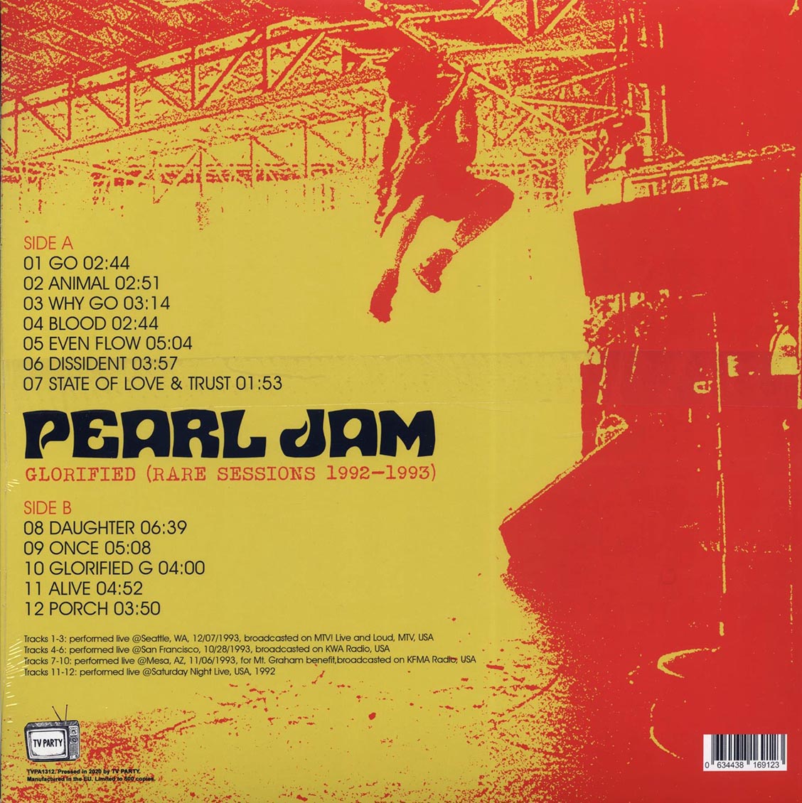 Pearl Jam - Glorified: Rare Sessions 1992-1993