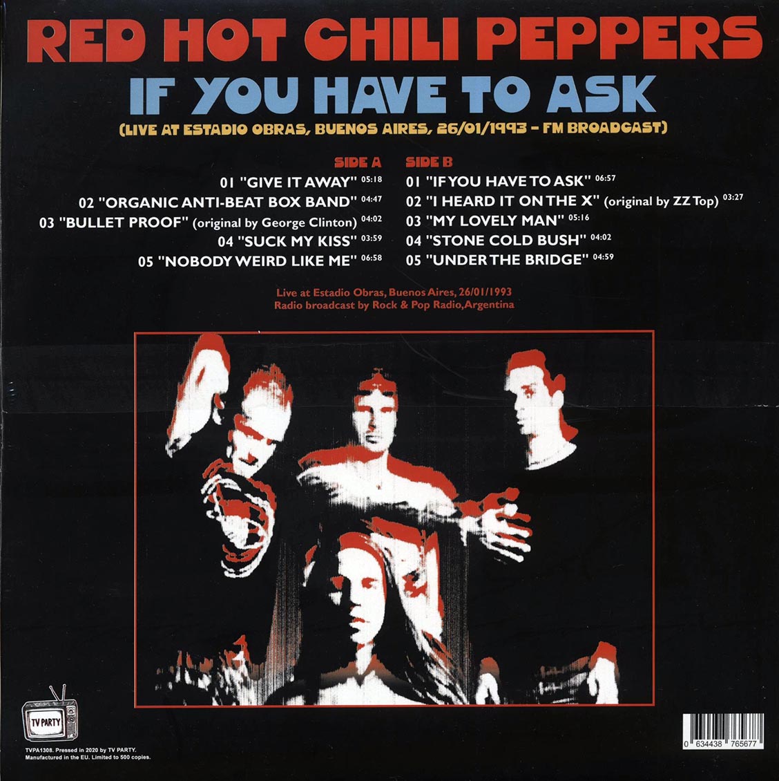 Red Hot Chili Peppers - If You Have To Ask: Live At Estadio Obras, Buenos Aires, 26/01/1993 FM Broadcast