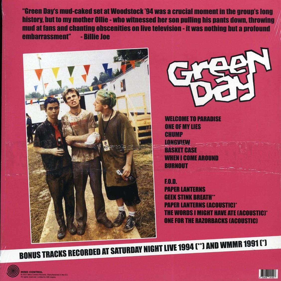 Green Day - Woodstock 1994 US Broadcast