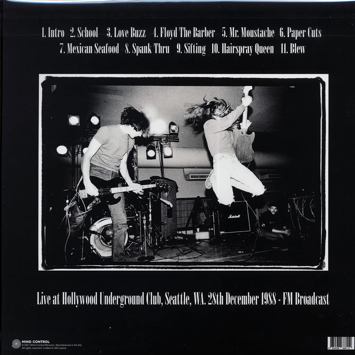 Nirvana - Live At Hollywood Underground Club, Seattle, WA, 28th December 1988 FM Broadcast