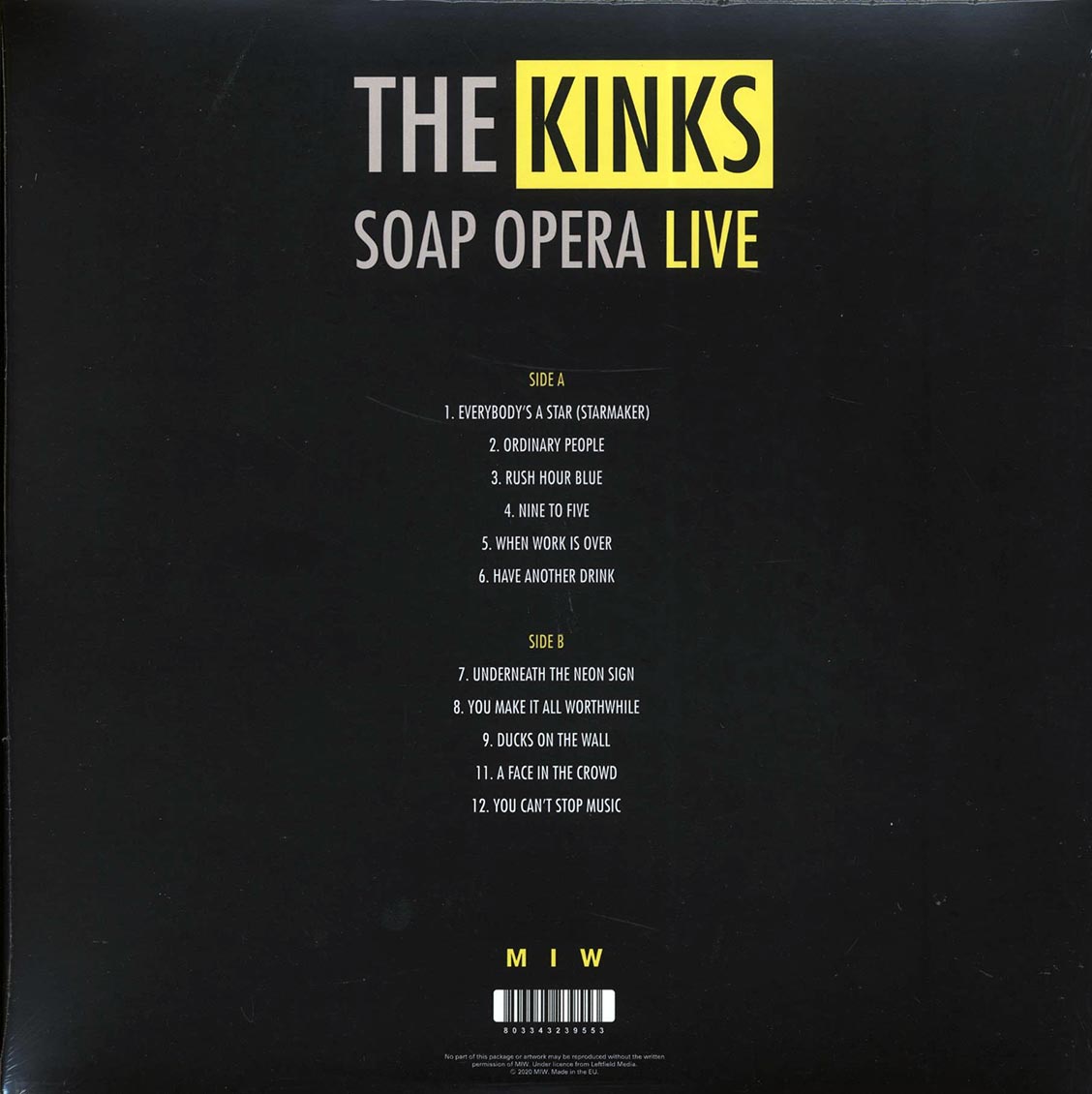 The Kinks - Soap Opera: Live