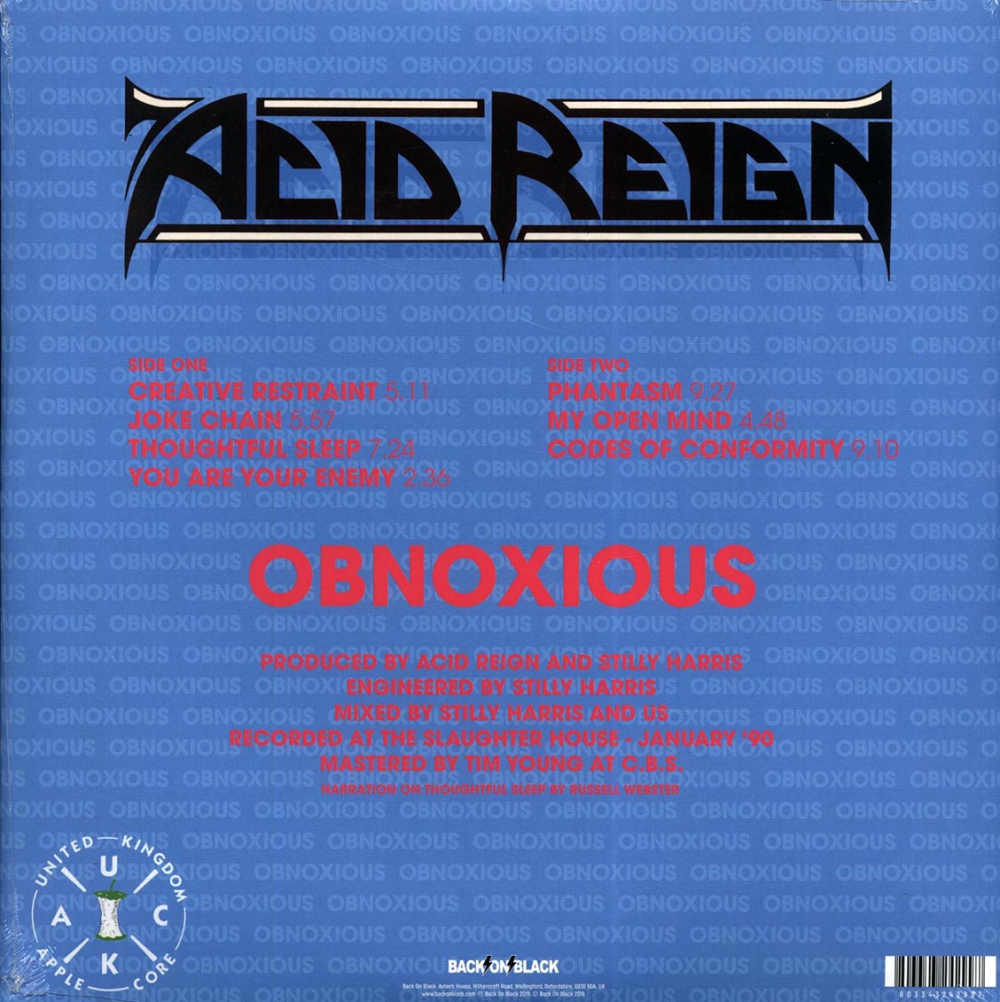 Acid Reign - Obnoxious