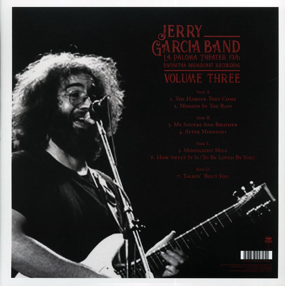 The Jerry Garcia Band - La Paloma Theater 1976 Volume 3: Encinitas Broadcast Recording