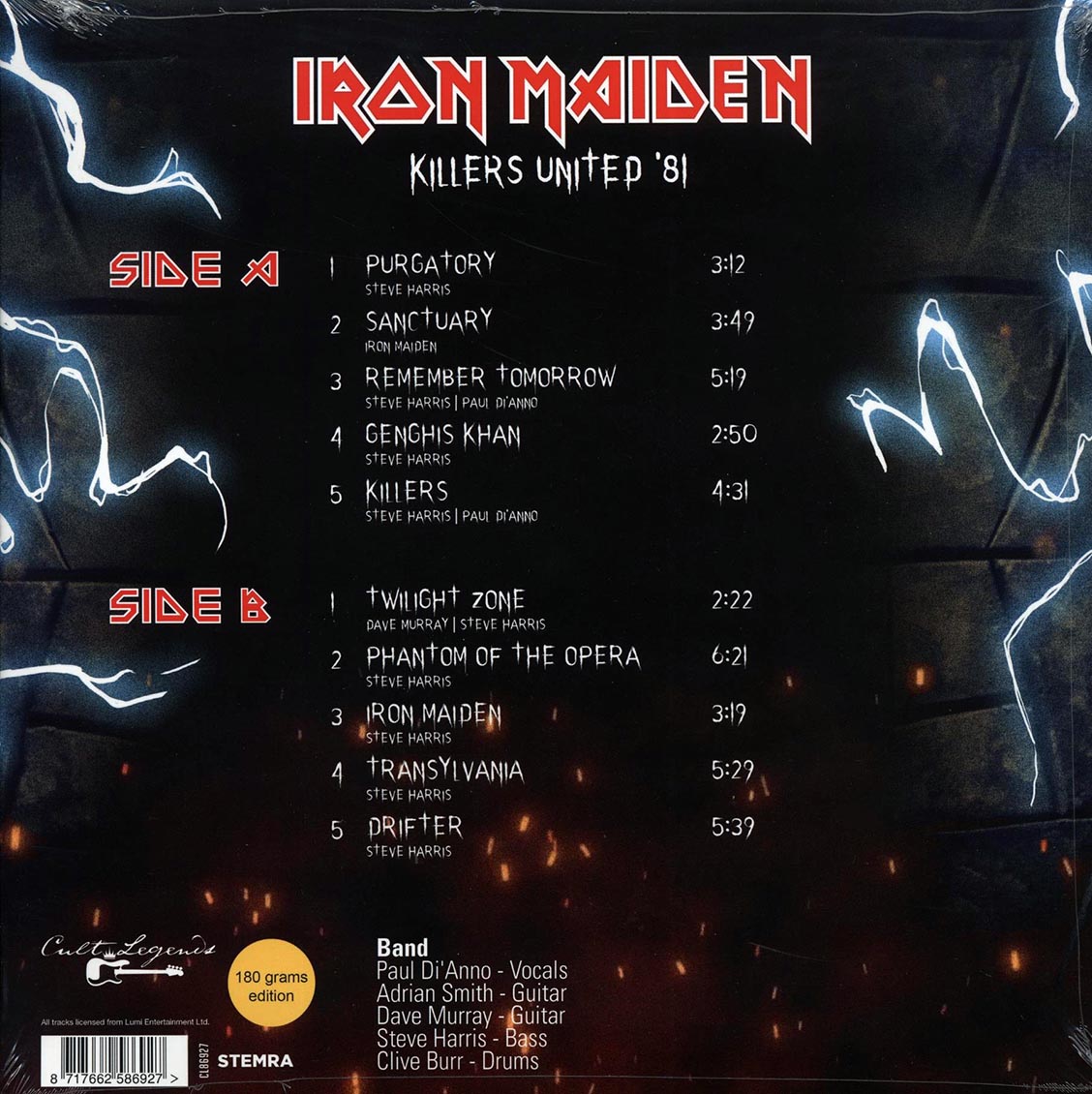 Iron Maiden - Killers United '81: De Vereeniging, Netherlands, April 28th