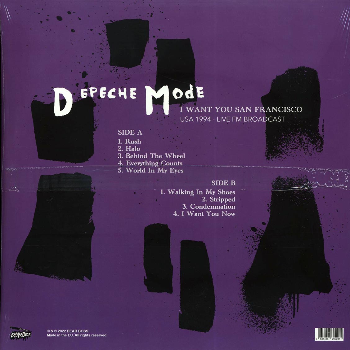 Depeche Mode - I Want You San Francisco: USA 1994 Live FM Broadcast