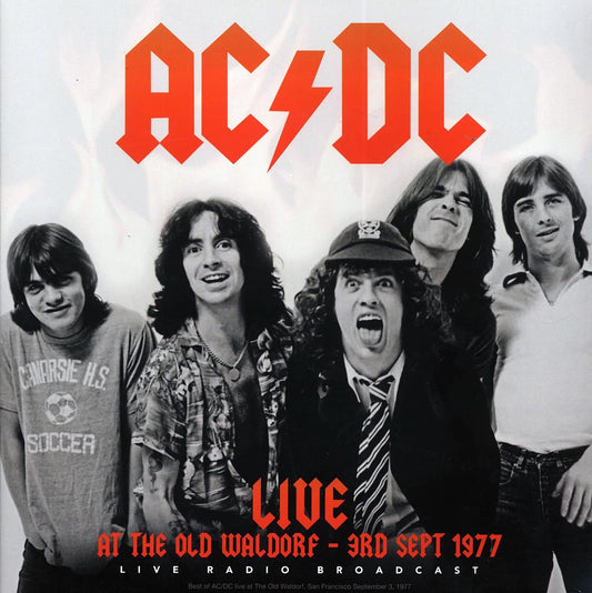 AC/DC - Live At The Old Waldorf: 3rd Sept 1977 Vinyl | Cult Legends, 1977 | Soundtraxx Item No. 288124