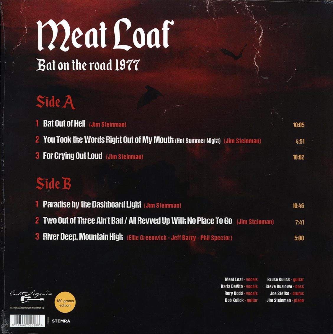 Meat Loaf - Bat On The Road 1977