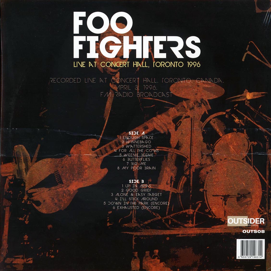 Foo Fighters - Live At Concert Hall, Toronto 1996
