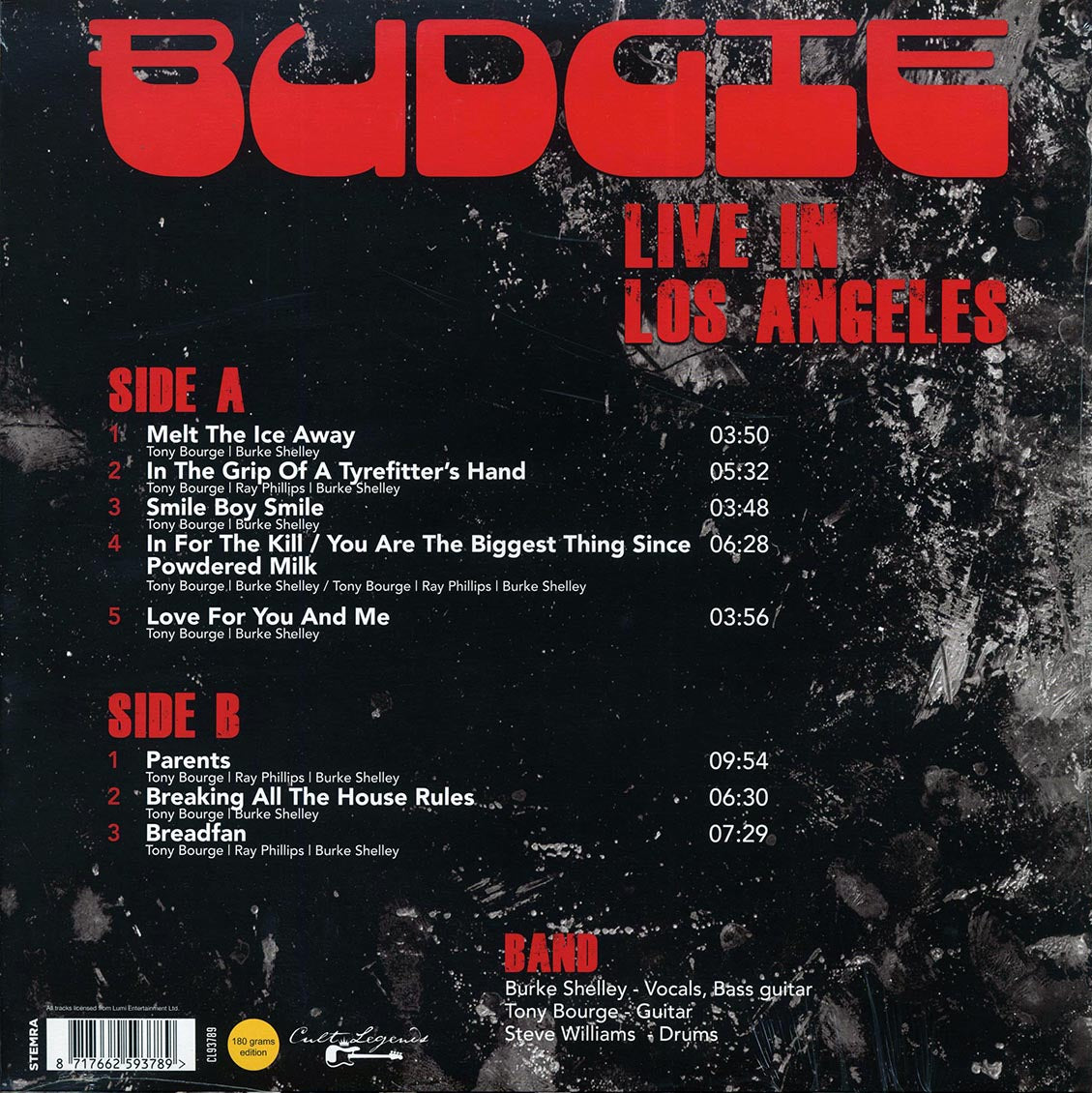 Budgie - Live In Los Angeles