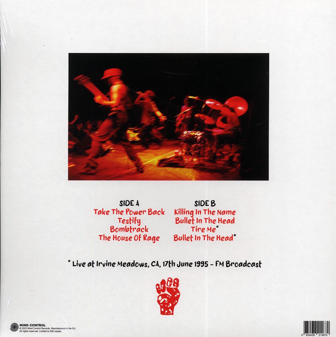 Rage Against The Machine - Los Angeles Is Burning: Live At The Universal Amphitheatre, December 12th, 1993